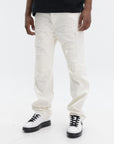 Purple Jeans Blowout Patch Off White