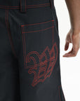 Off-White Shorts Black-Red