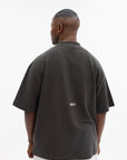 Acupuncture T-Shirt Label Charcoal Grey