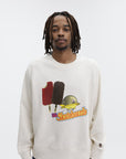 Icecream Sweater Flying Car Off-White