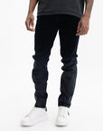 Purple Jeans Skinny Flock Dipped Navy