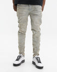 Purple Jeans Skinny Mud Tan