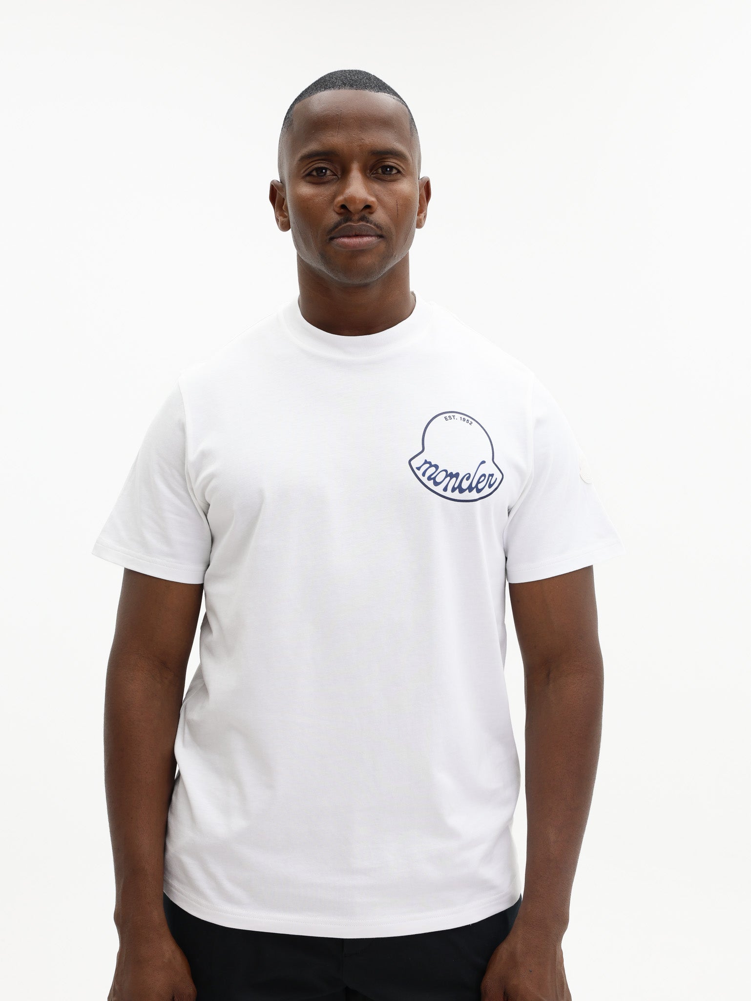 Moncler T-Shirt Logo White - AL Capone Premium