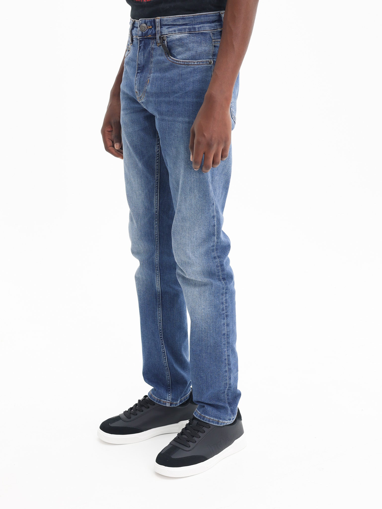 Just Cavalli T-Shirt Logo Flames White-AL Capone Premium