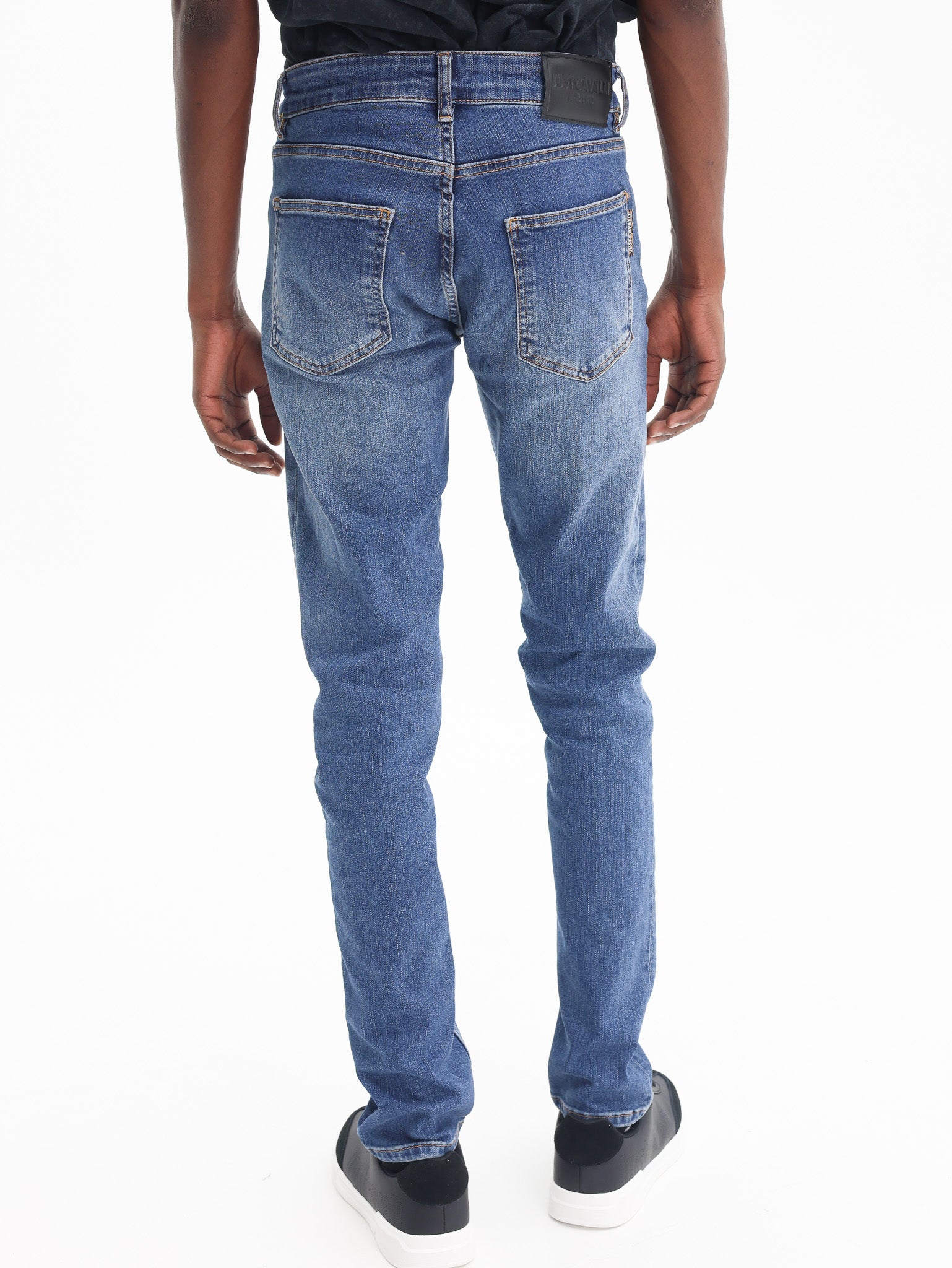 Just Cavalli T-Shirt Logo Flames White-AL Capone Premium