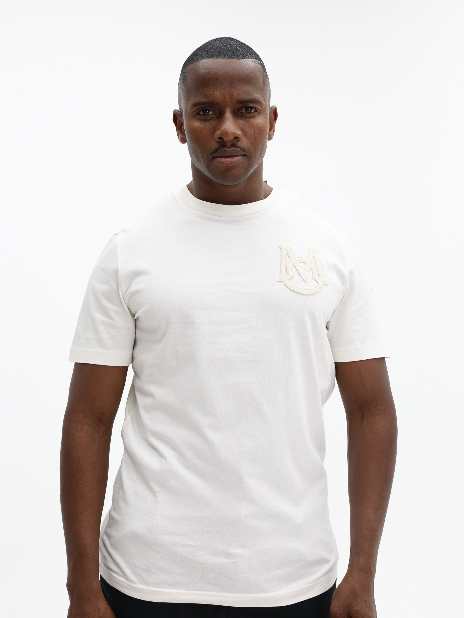 Moncler T-Shirt Logo Off-White - AL Capone Premium