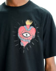 Just Cavalli T-Shirt Small Heart Tattoo Black-AL Capone Premium