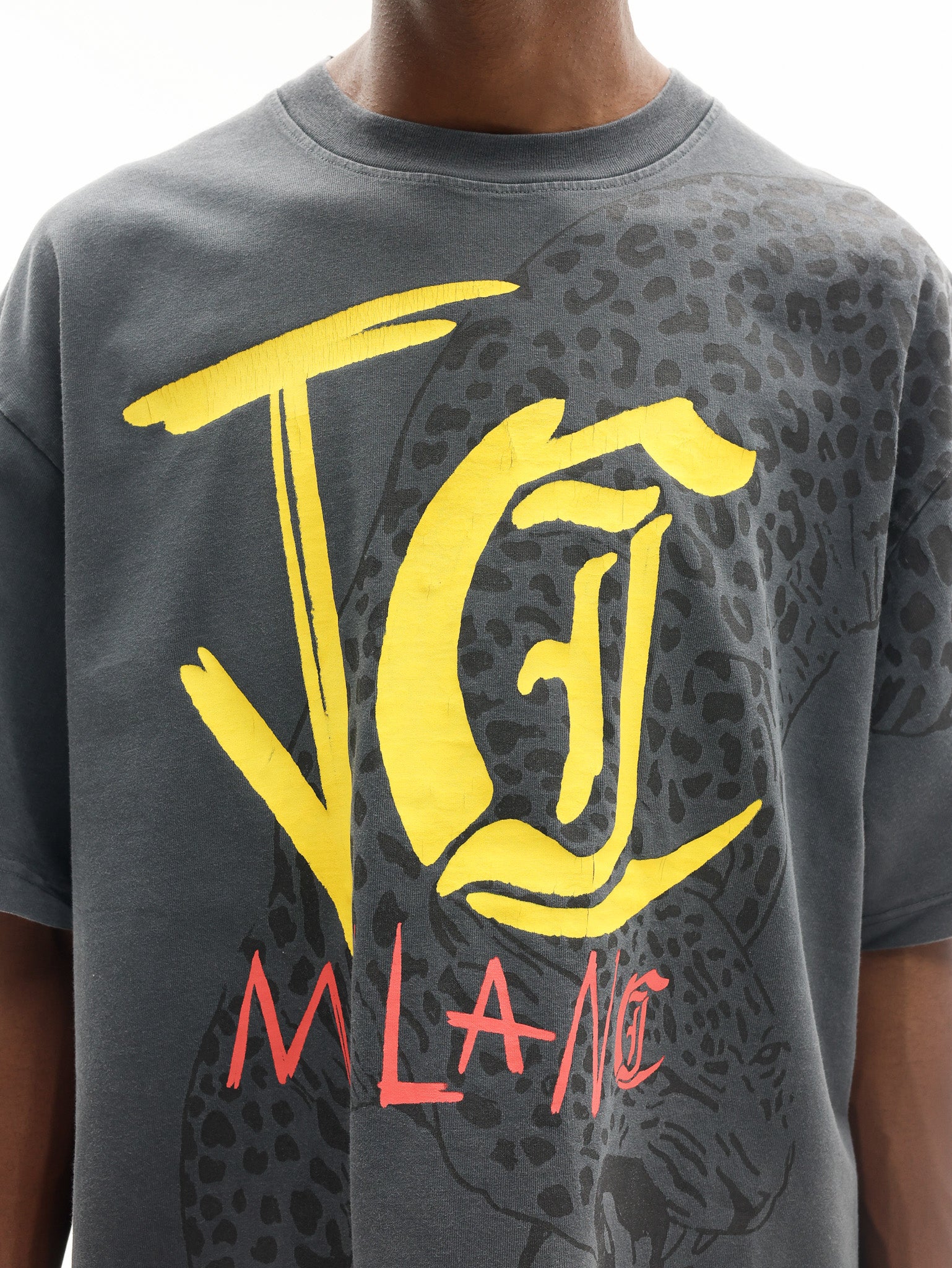 Just Cavalli T-Shirt Acid JC Leopard Black-AL Capone Premium