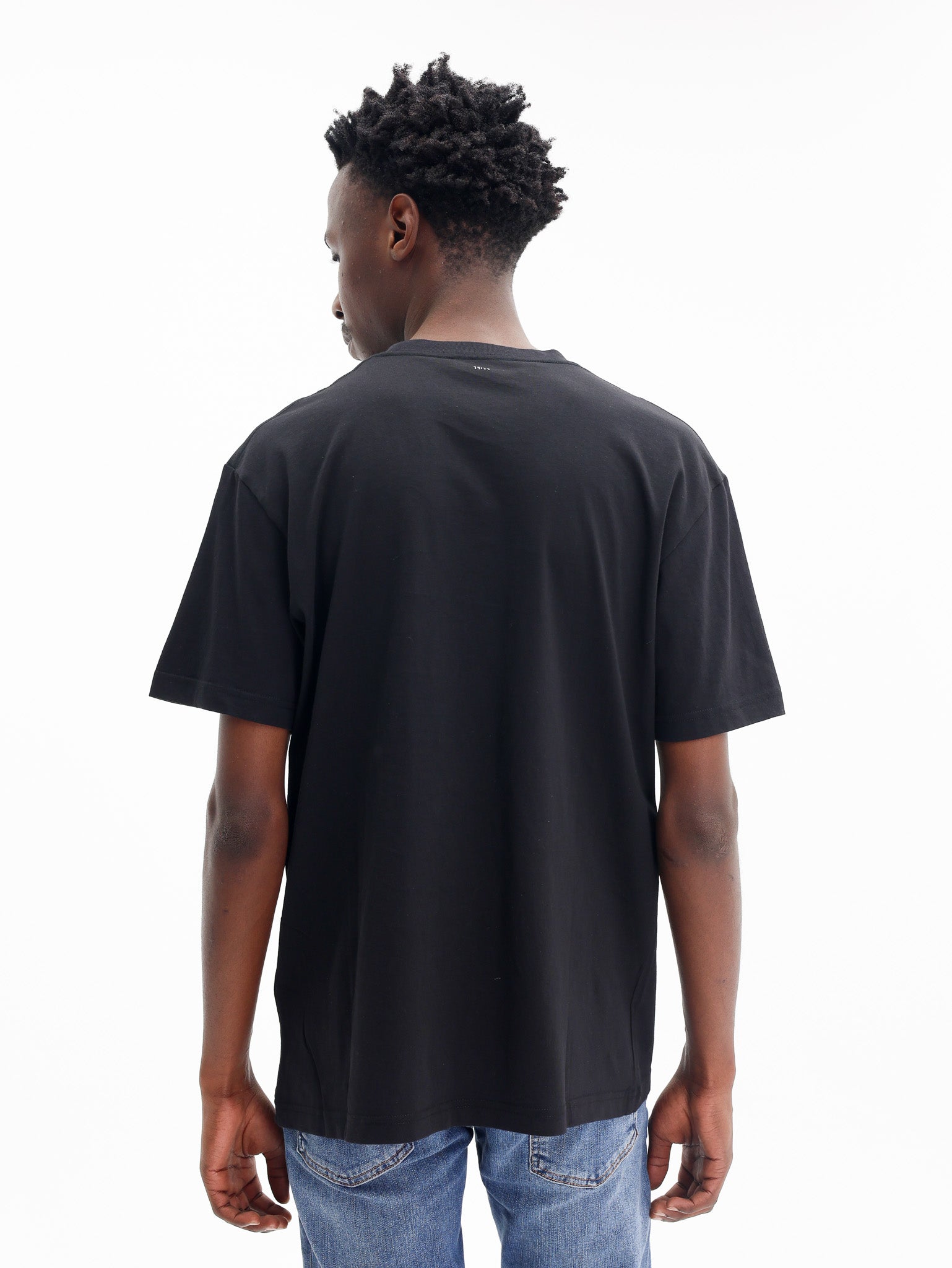 Just Cavalli T-Shirt Logo Flames Black-AL Capone Premium