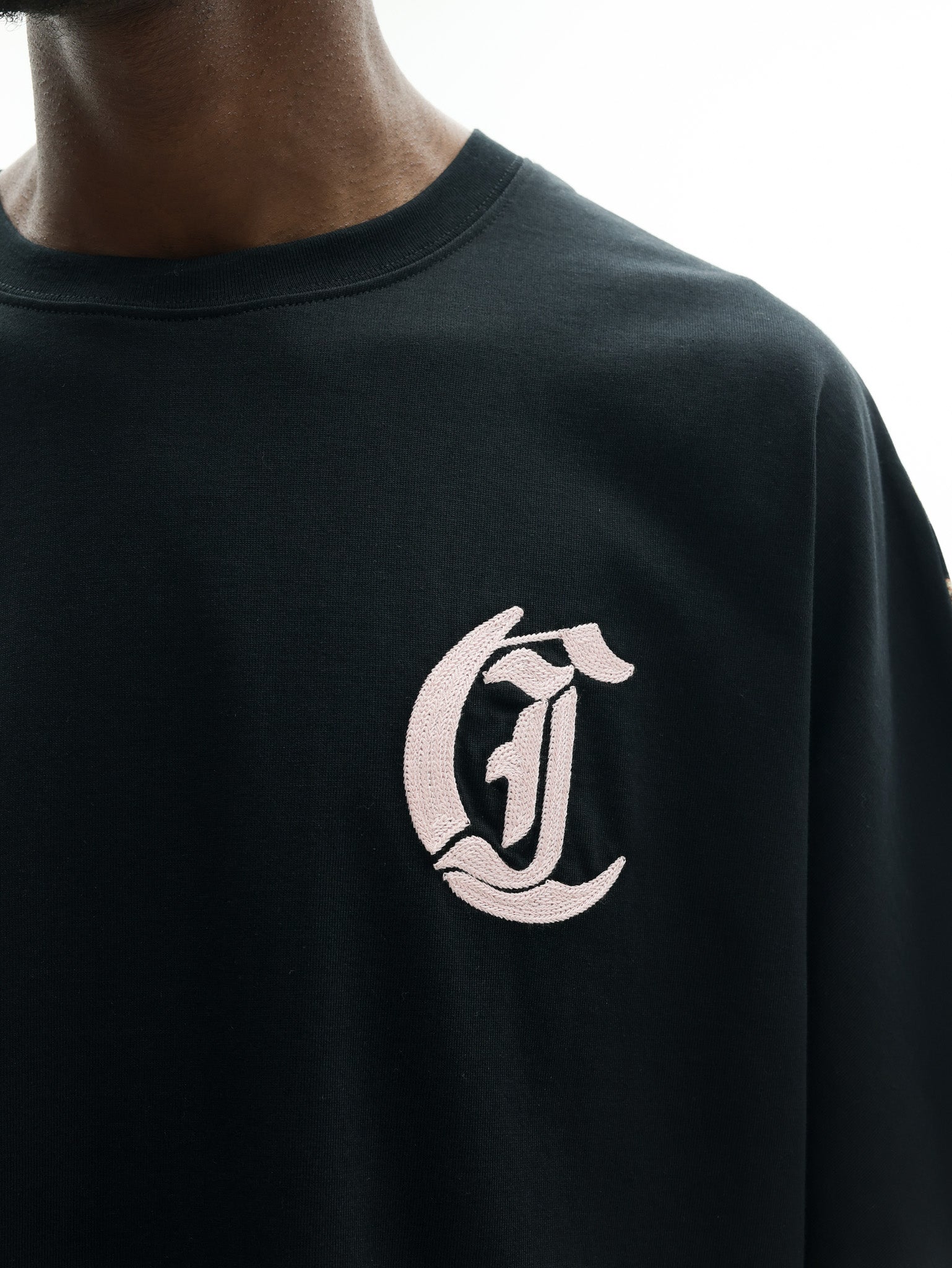 Just Cavalli T-Shirt Maxi Logo Leo Black-AL Capone Premium