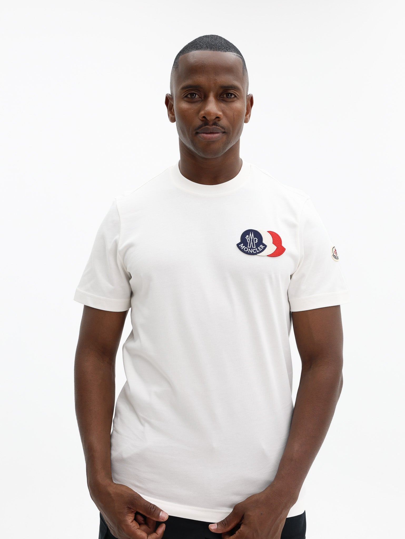 Moncler T-Shirt Logo Off-White - AL Capone Premium