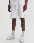 Casablanca Shorts Towelling Monogram White