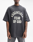 Fear Of God T-Shirt Campus 90'S Short Sleeve Black