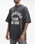 Fear Of God T-Shirt Campus 90'S Short Sleeve Black