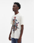Just Cavalli T-Shirt Snake Heart White-Multi-AL Capone Premium