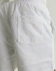 Casablanca Shorts Applique Monogram White