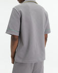 Casablanca Shirt Monogram Embossed Grey