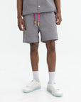 Casablanca Shorts Monogram Embossed Grey