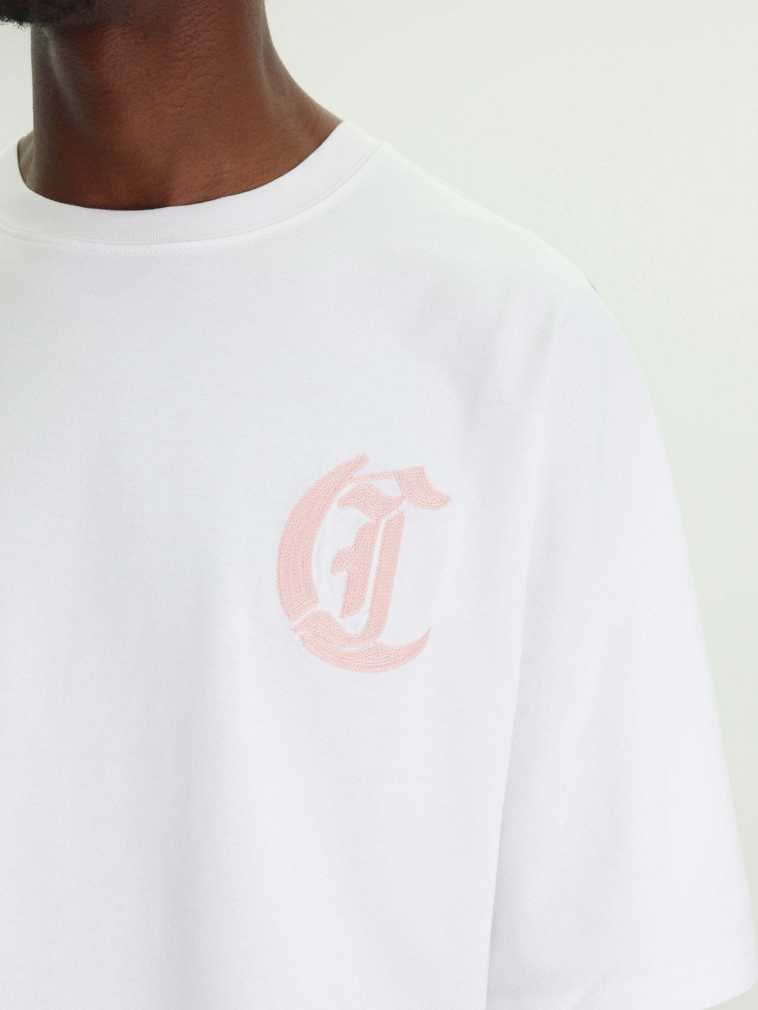 Just Cavalli T-Shirt Maxi Logo Leo White-AL Capone Premium