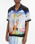 Casablanca Shirt Cuban Collar Multi Colour