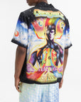 Casablanca Shirt Cuban Collar Multi Colour