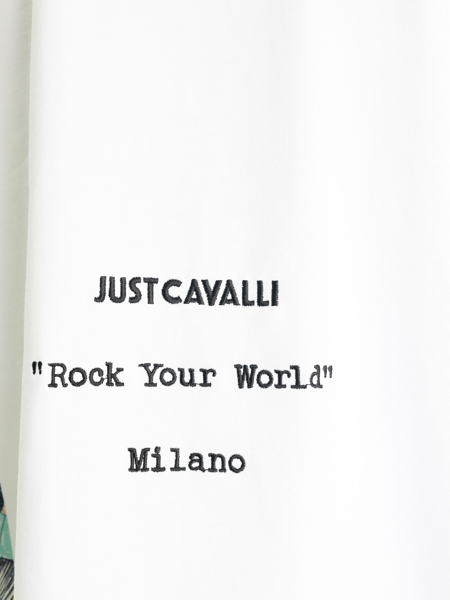 Just Cavalli T-Shirt Maxi CJ Flower White-AL Capone Premium