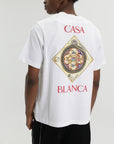 Casablanca T-Shirt Small L Logo Print White