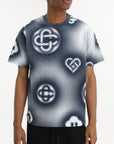 Casablanca T-Shirt Halftone Icon Printed Black/white