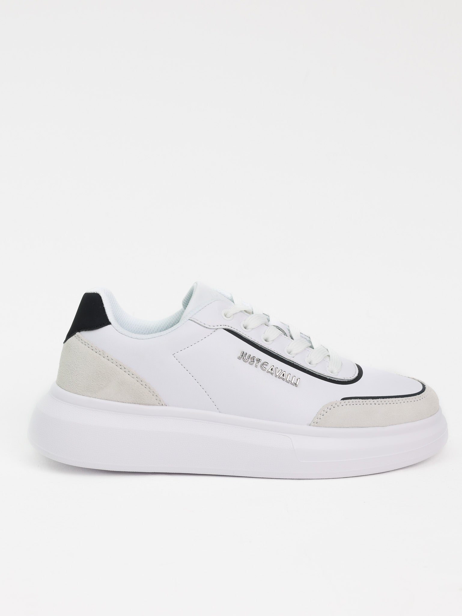 Just Cavalli Sneaker Fondo Ursa Dis.2 White-AL Capone Premium