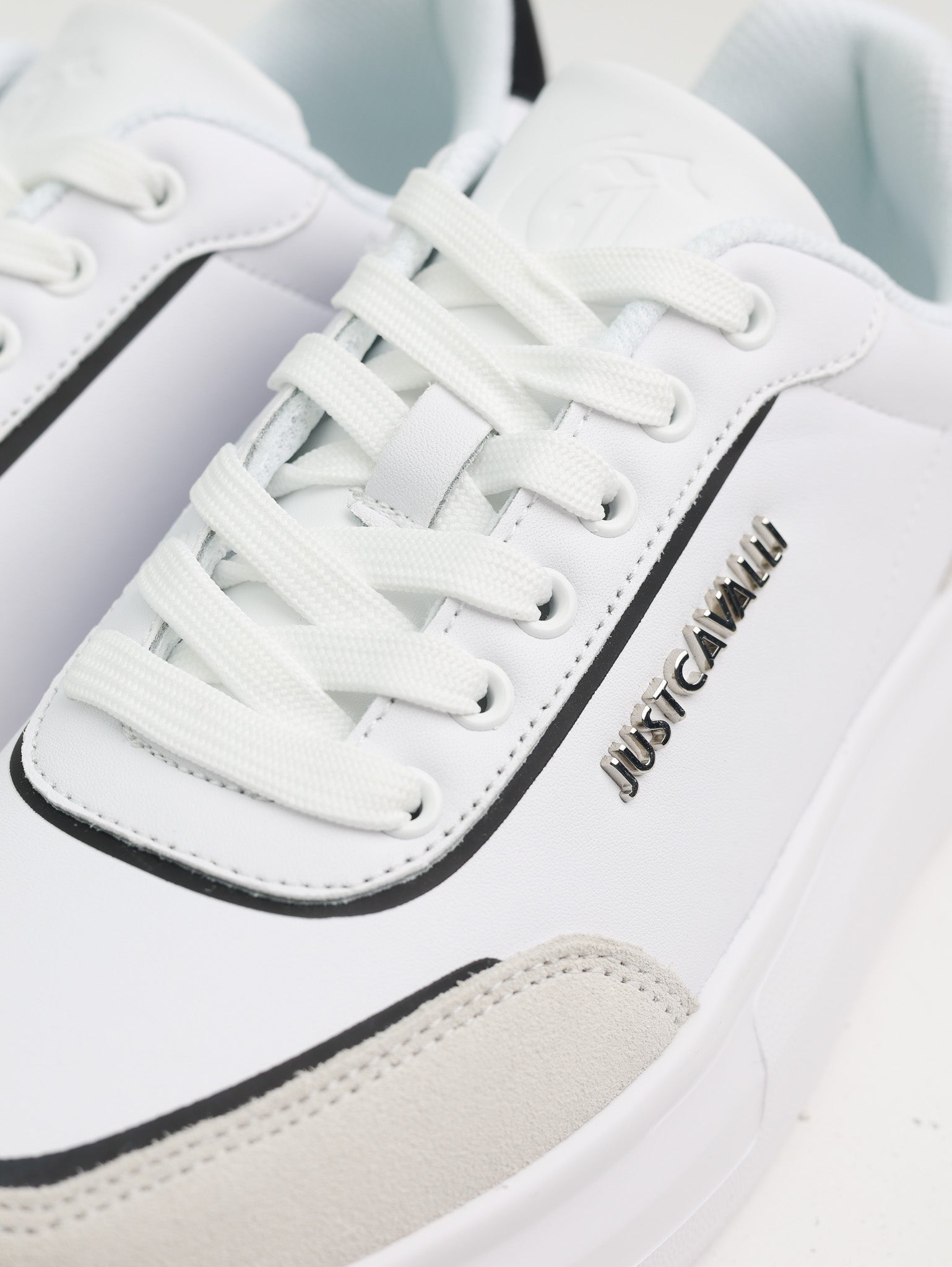 Just Cavalli Sneaker Fondo Ursa Dis.2 White-AL Capone Premium