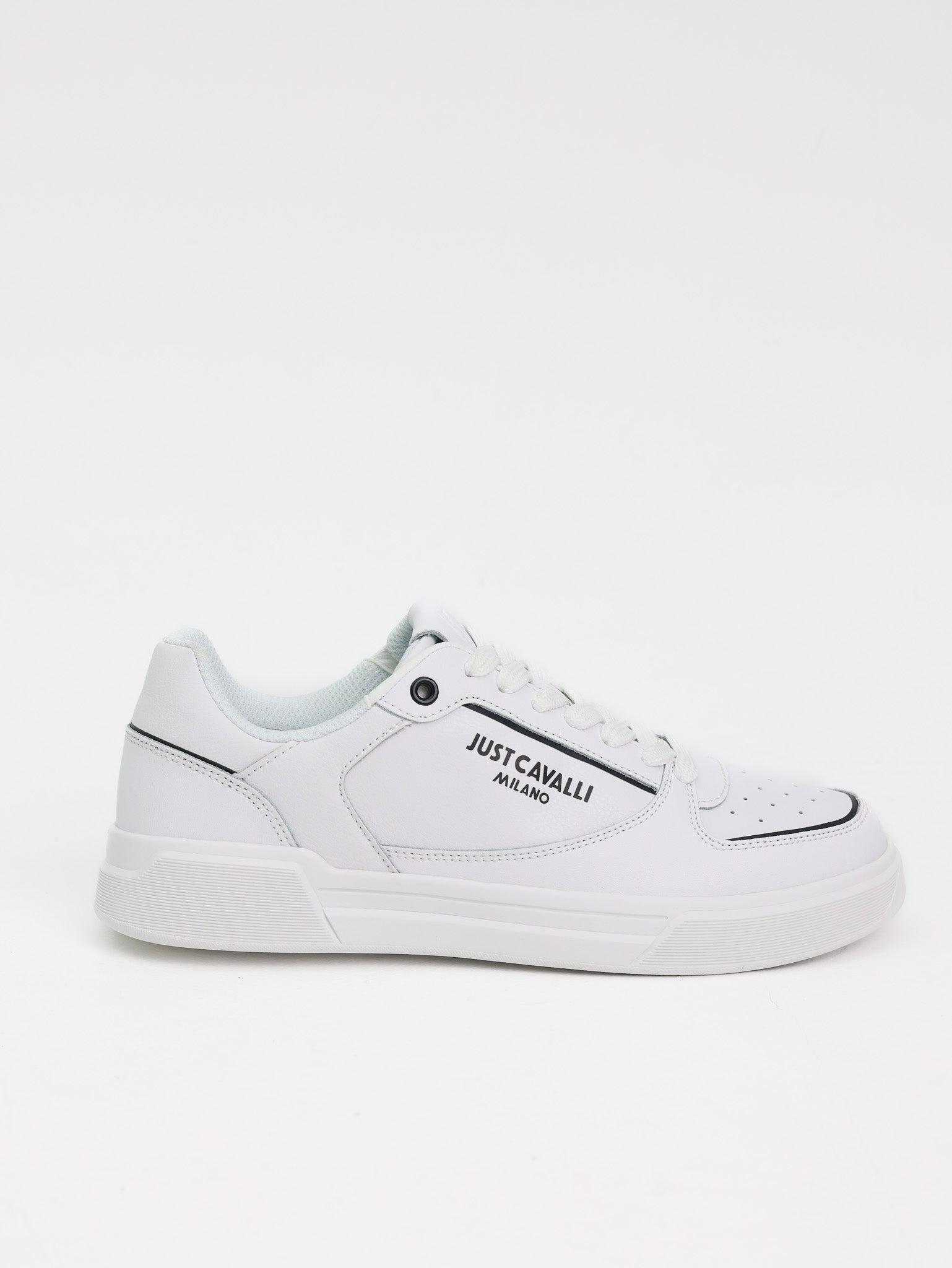 Just Cavalli Sneaker Fondo Minimal Dis.2 White-AL Capone Premium