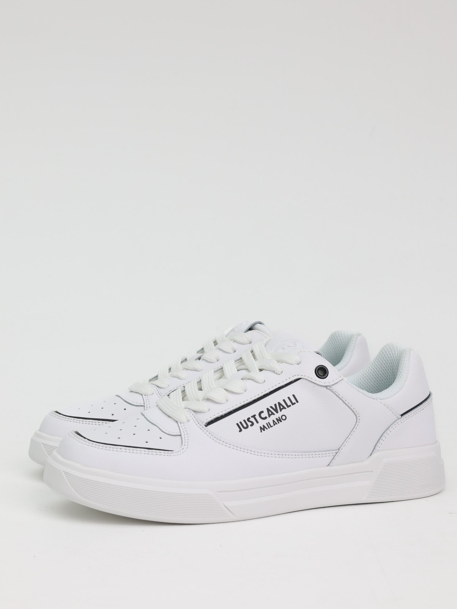 Just Cavalli Sneaker Fondo Minimal Dis.2 White-AL Capone Premium