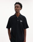 Maison Kitsune Golfer Handwriting Comfort Black-White