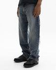 Vetements Jeans Cut-Up Back Denim Mid Blue