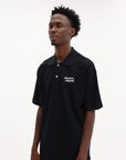 Maison Kitsune Golfer Handwriting Comfort Black-White