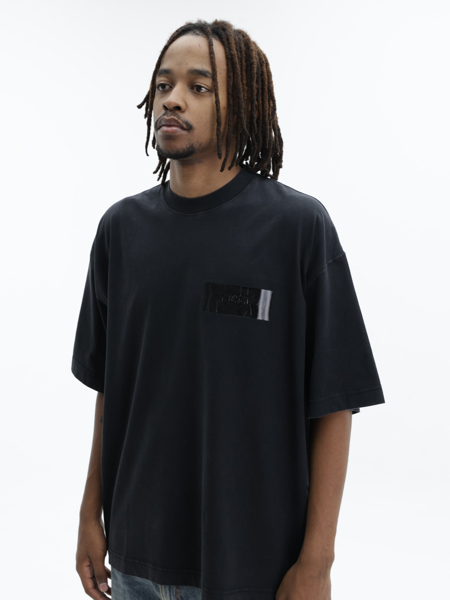 Vetements T-Shirt Taped Logo Black - AL Capone Premium