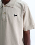 Maison Kitsune Golfer Profile Fox Comfort Feather Beige