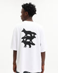Maison Kitsune T-Shirt Stunt Fox Oversize White