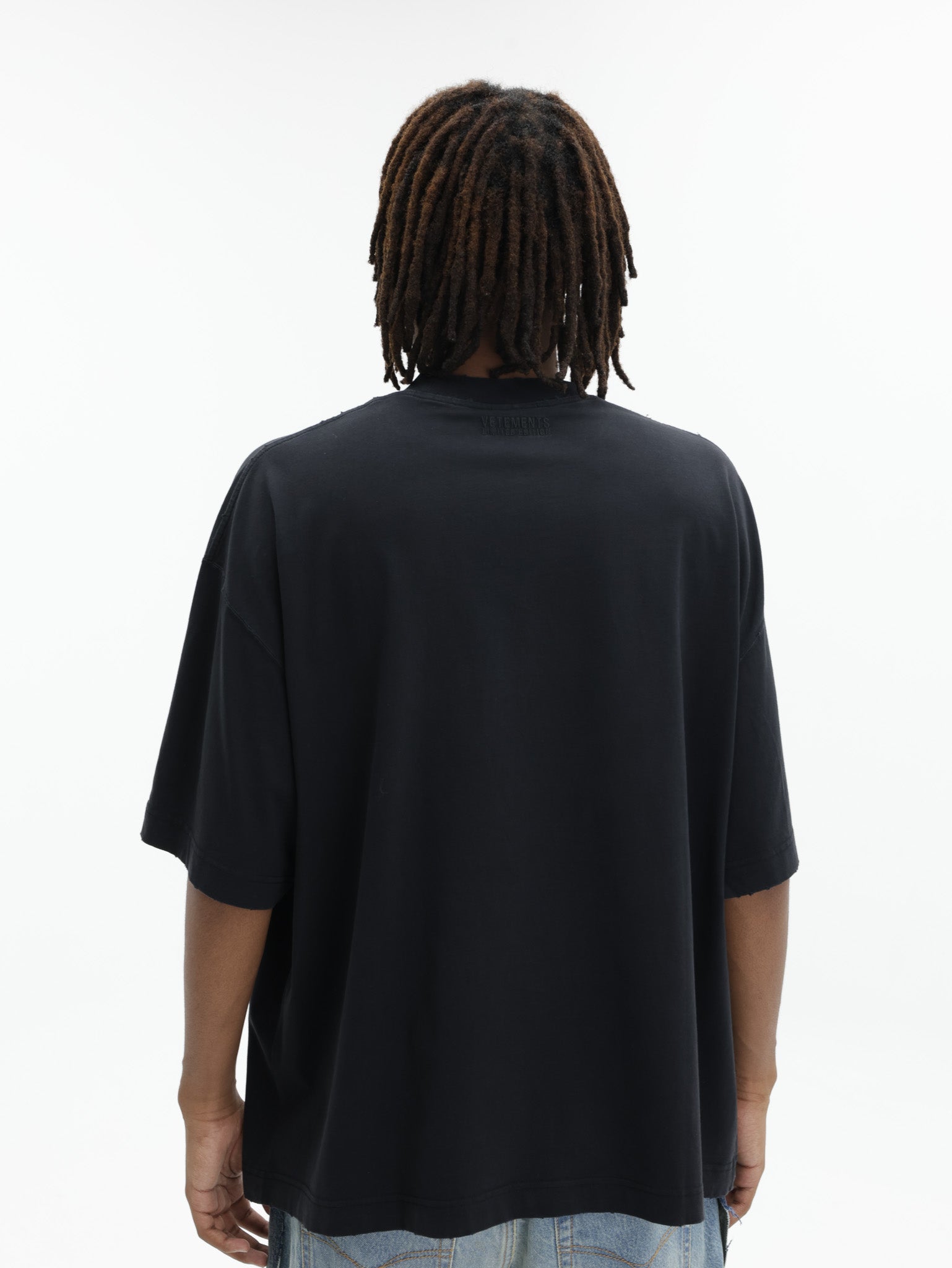 Vetements T-Shirt 7 Sins Washed-Out Black - AL Capone Premium