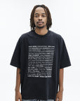 Vetements T-Shirt Fuck Everything Washed-Out Black