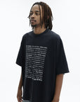 Vetements T-Shirt Fuck Everything Washed-Out Black