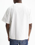 Jil Sander T-Shirt Black Print Crew White