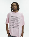 Vetements T-Shirt Fuck Everything Washed-Out Pink