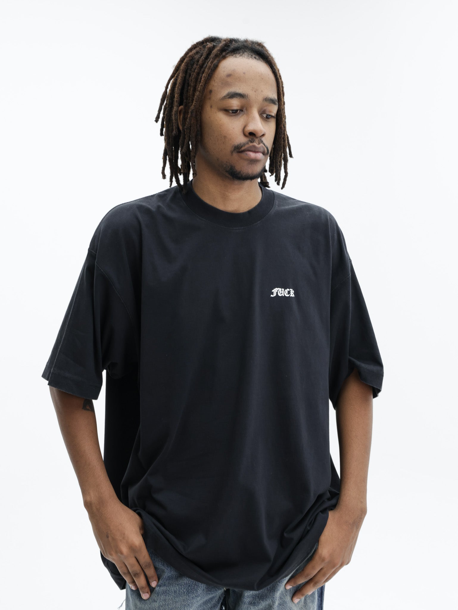 Vetements T-Shirt Fu Black - AL Capone Premium
