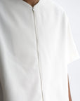 Jil Sander T-Shirt Zip Ss V Neck White