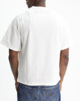 Jil Sander T-Shirt Black Print Crew White