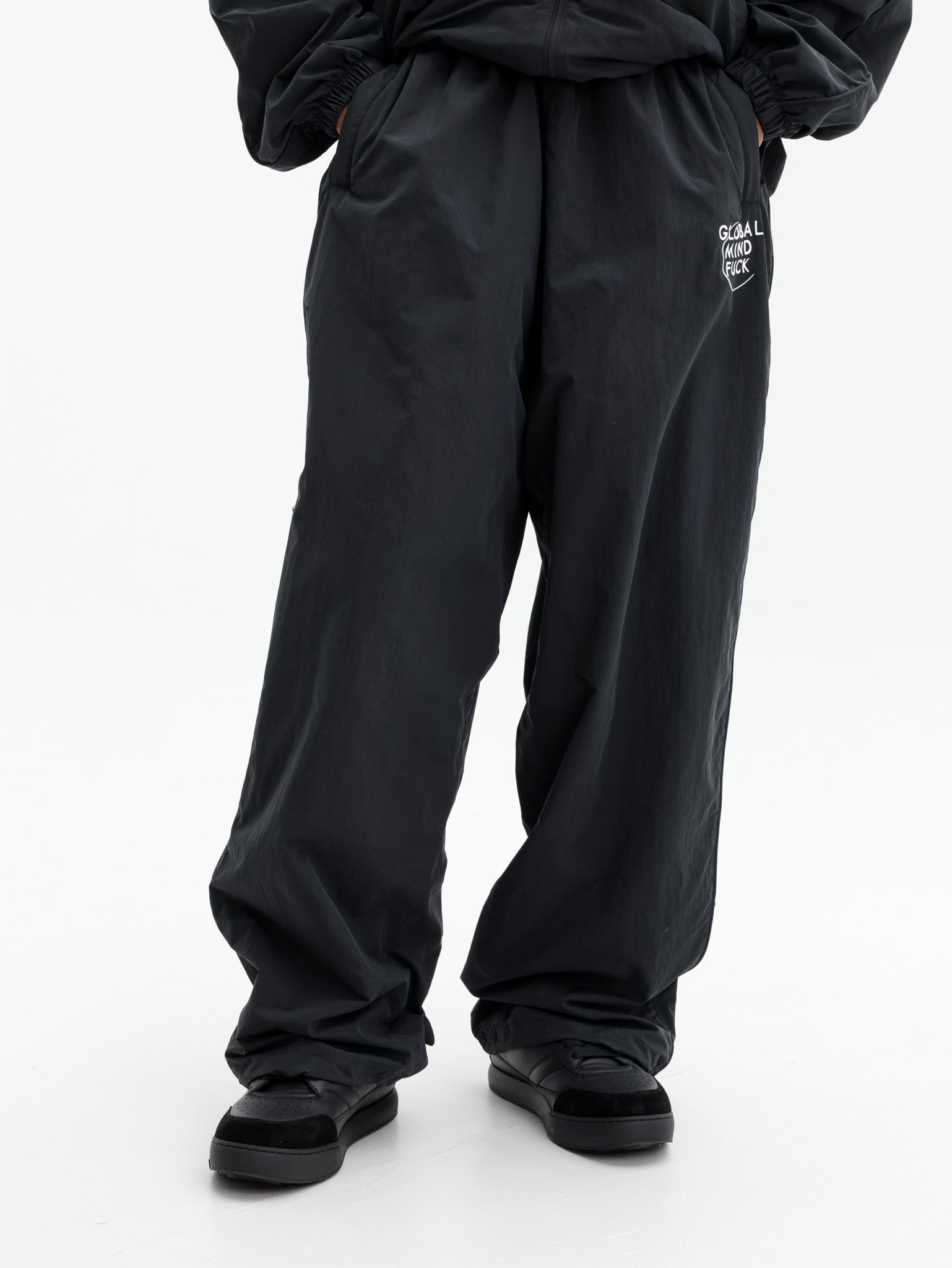 Vetements Track Pants Global Mf Black - AL Capone Premium