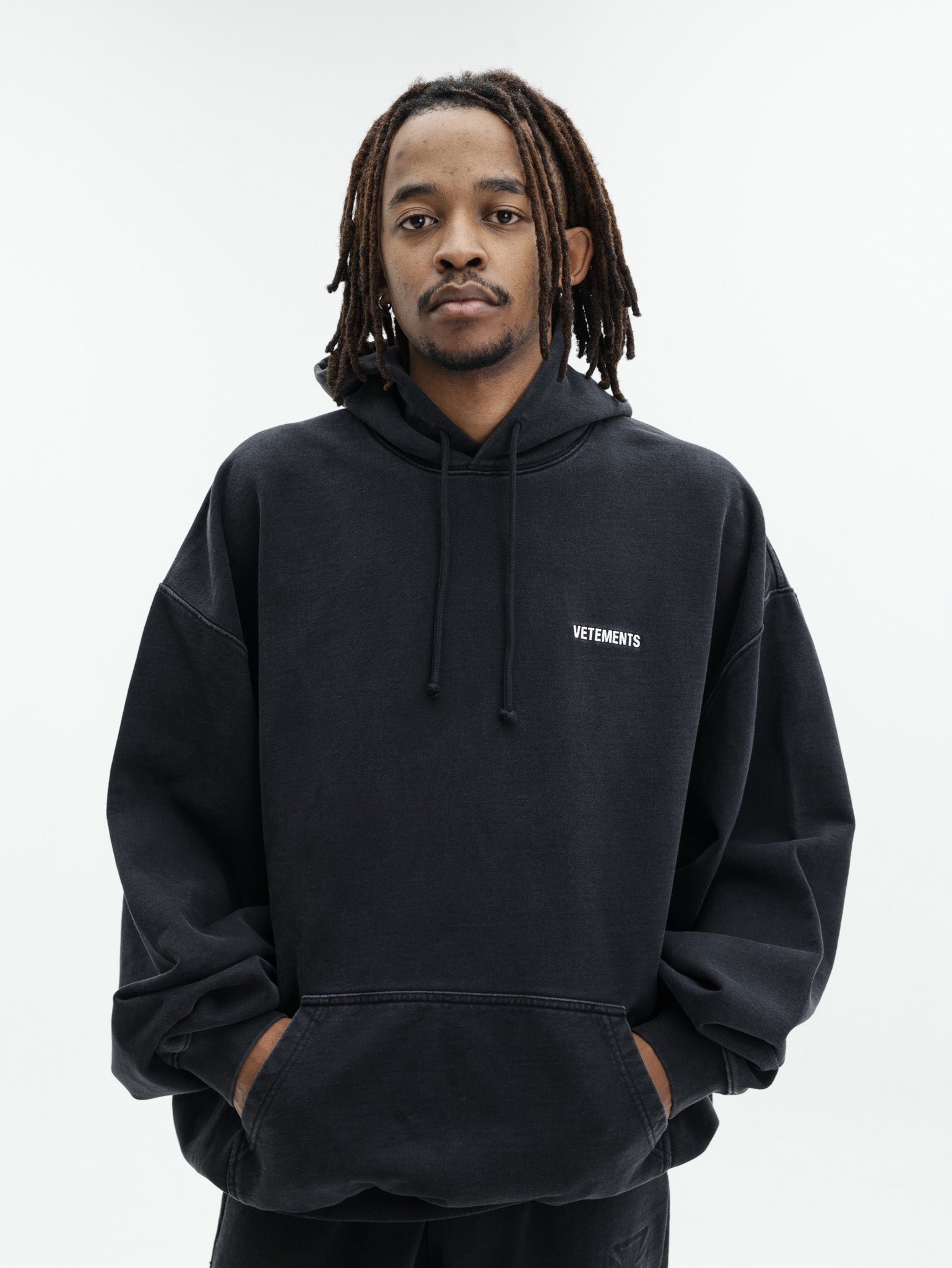 Vetements Hoodie Iconic Logo Black - AL Capone Premium