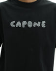 Capone Crew Back Paint Graphic Black