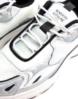 Maison Kitsune Sneaker Mks5 Sora Runners Silver-White